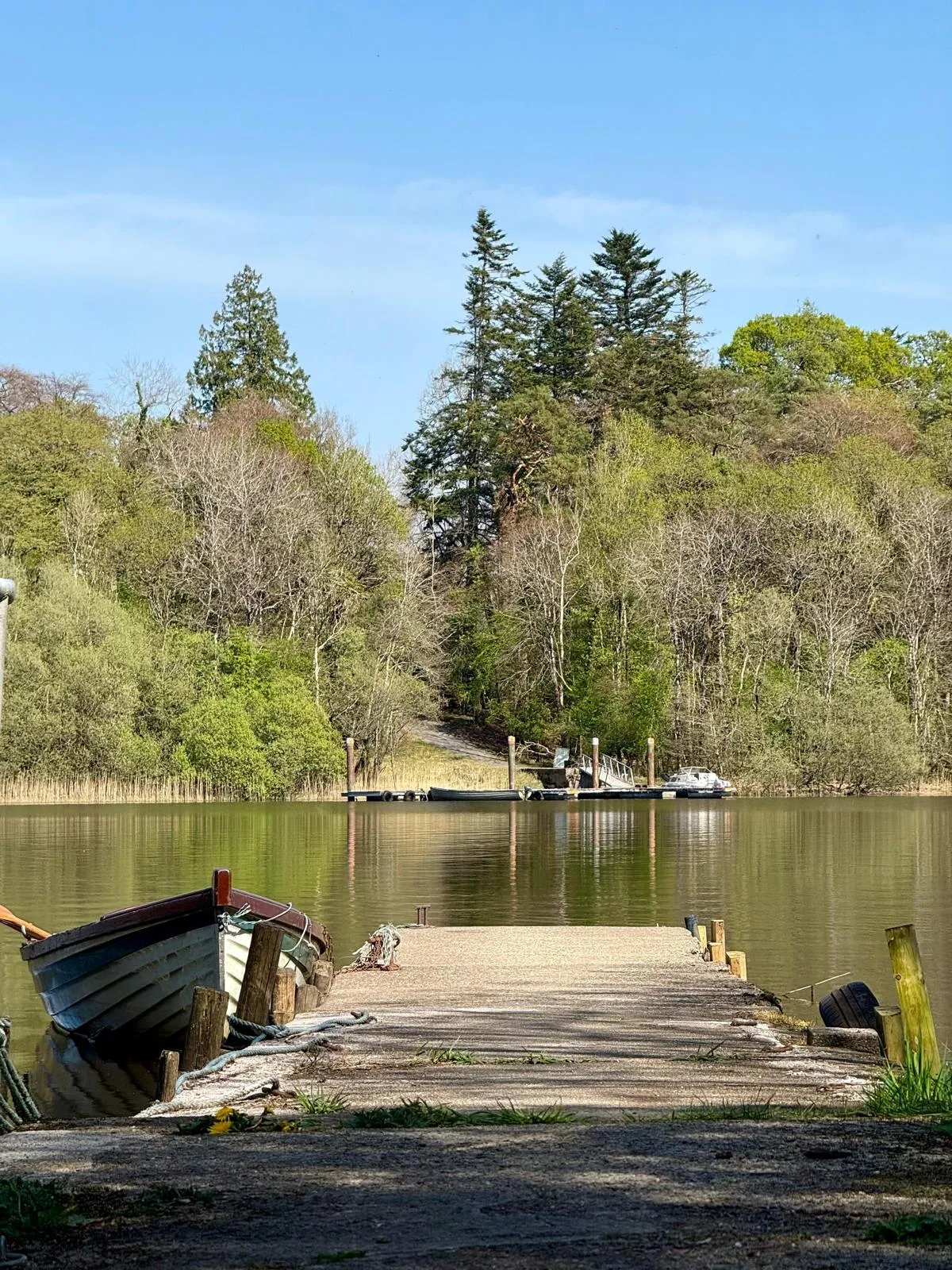 Lough Erne jetty near Shambala Holistic Retreat Centre, Derrylin, Co. Fermanagh