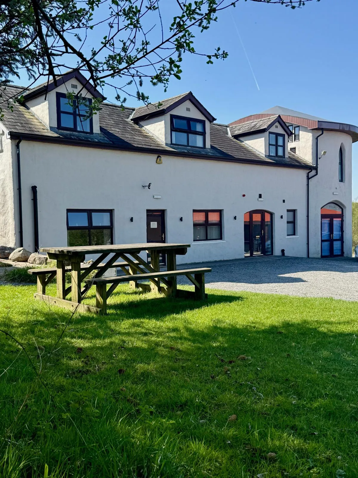Exterior of Shambala Holistic Retreat Centre at 48 Geaglum Road, Derrylin, Co. Fermanagh
